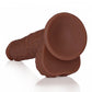 Shots Toys | REALROCK Straight Realistic Dildo with Balls - Brown 20.5cm (8") Dong