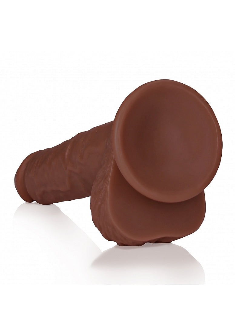 Shots Toys | REALROCK Straight Realistic Dildo with Balls - Brown 20.5cm (8") Dong