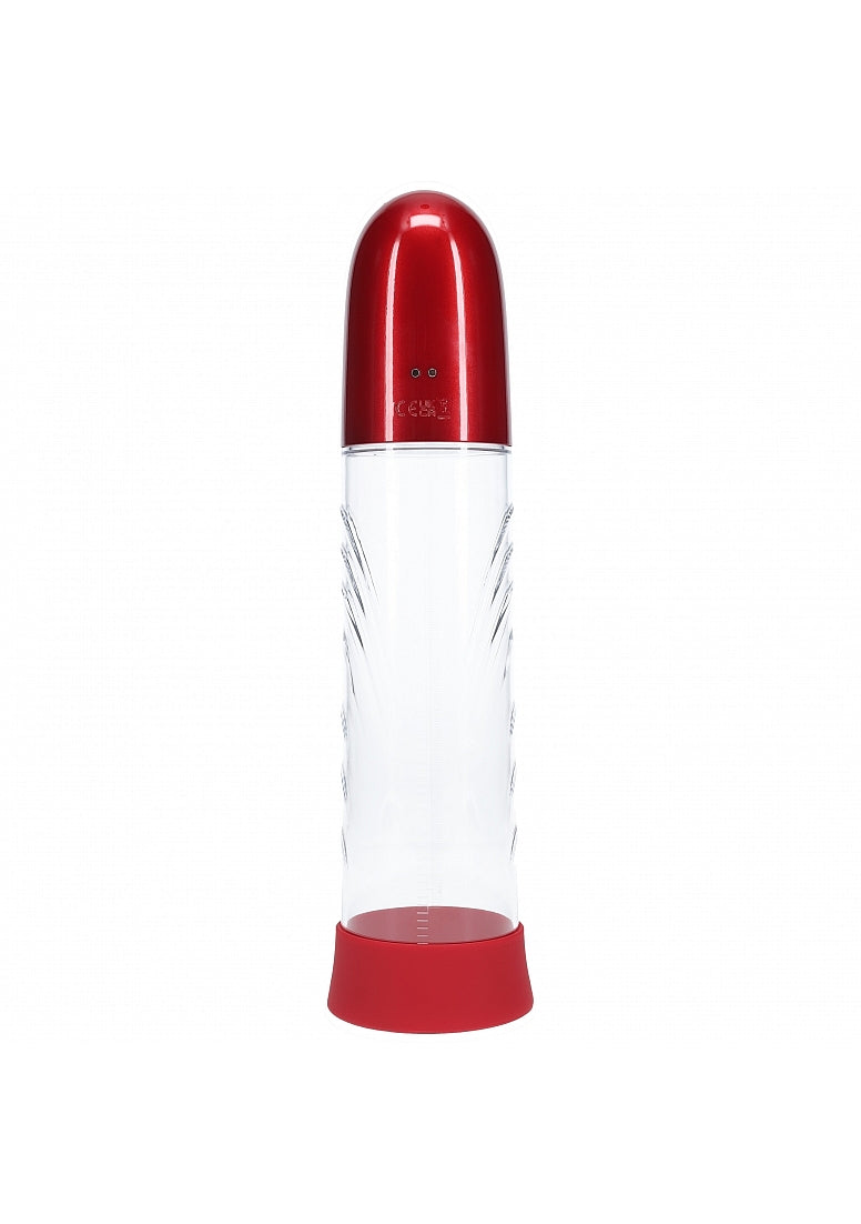 Shots Toys | PUMPED CyberPulse Automatic Penis Pump - Metallic Red Auto Penis Pump