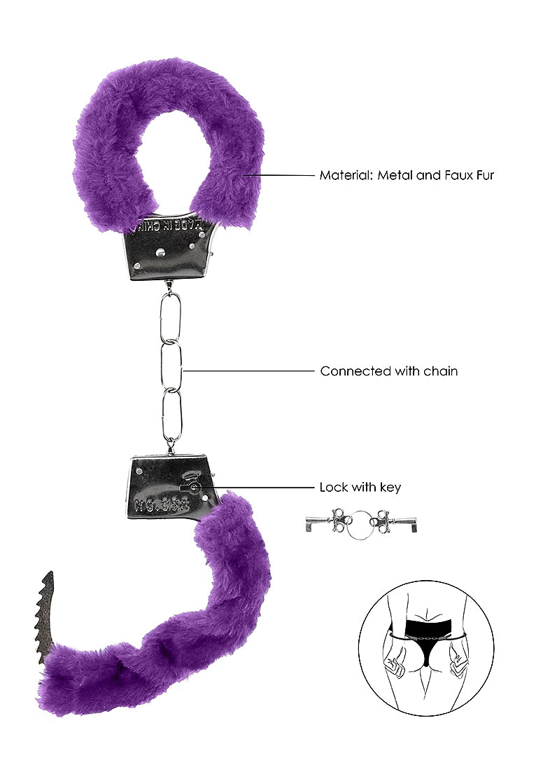 Shots Toys | OUCH! Beginners Handcuffs Furry - Purple