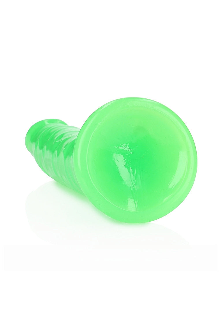 Shots Toys | REALROCK 28cm Slim Glow in the Dark Neon - Green (10") Dildo Dong