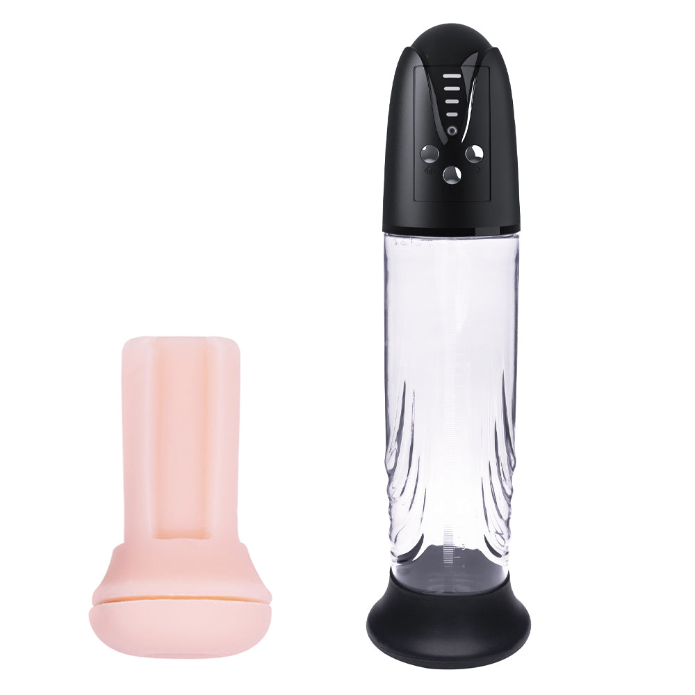 Canwin MEN Passion Suck Vacuum Penis Pump with Flesh Sleeve