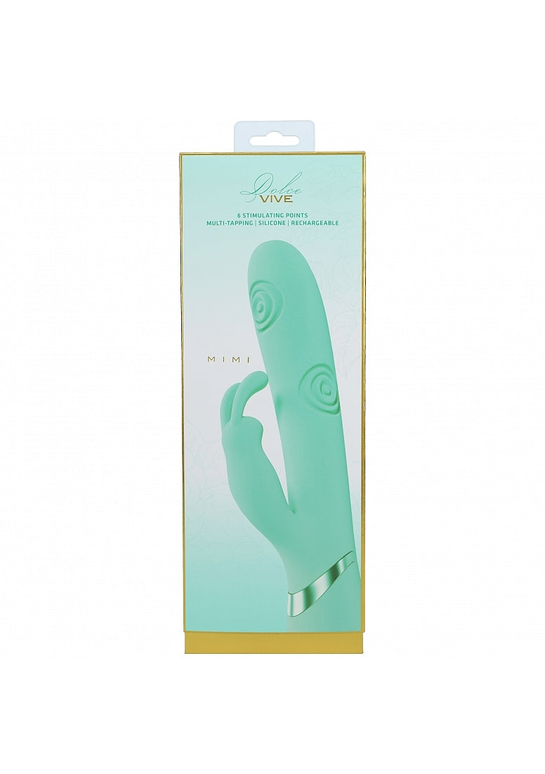 Shots Toys | VIVE Mimi Triple Motor G-Spot Tapping Rabbit Vibrator Green