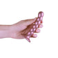 Shots Toys | OUCH! Beaded G-Spot Dildo - 5" / 13 cm - Rose Gold