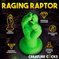 Creature Cocks Raptor Claw Fisting Silicone Dildo - Green 21.8cm Claw Fantasy Dildo