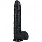 Shots Toys | REALROCK - Realistic Extra Long Dildo with Balls 14" / 35.5cm - Black