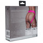 Shots Toys | OUCH! Vibrating Strap-on Panty Harness with Open Back - Pink - Size M/L