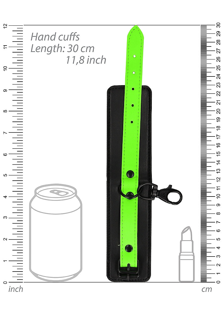 Shots Toys | OUCH! Hand & Ankle Cuffs with Hogtie - Glow in the Dark