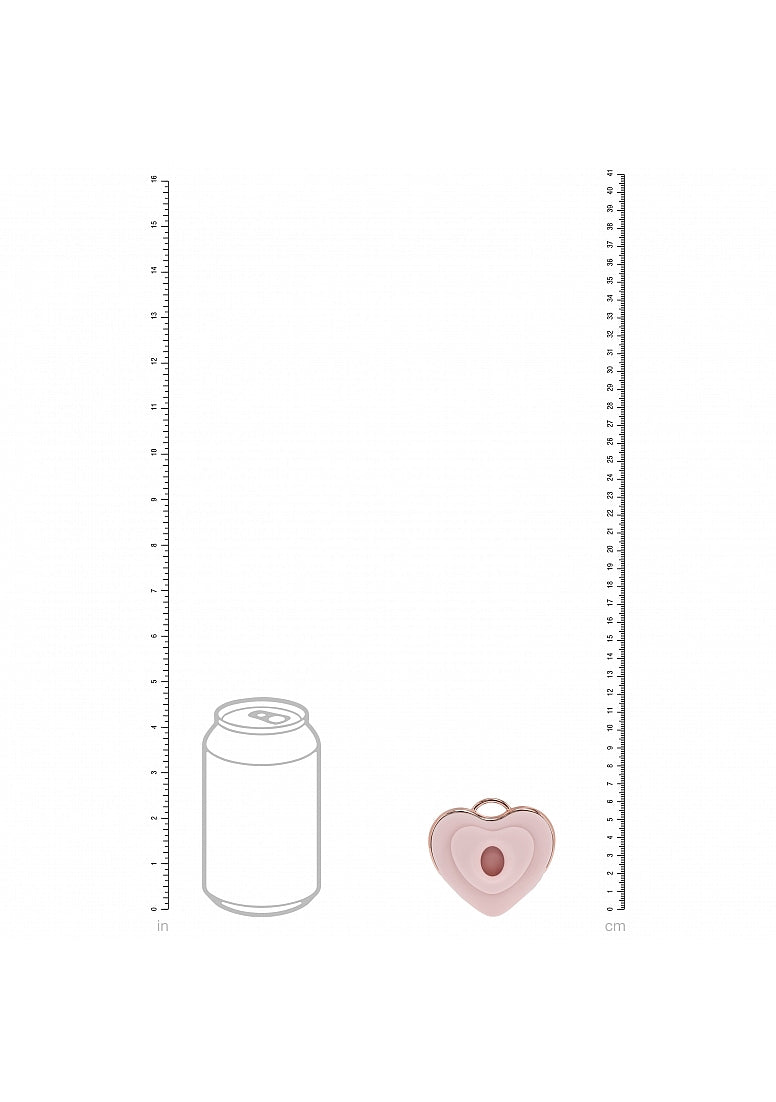 Shots Toys | LOVELINE Luvie - AirTapTech Tapping Sucking Heart Shaped Vibrator - Pink