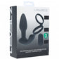 Shots Toys | LEVELZ - Dual Vibrating Remote Control & Rotating Beads Silicone Prostate Stimulator with Cock & Ball