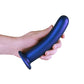 Shots Toys | OUCH! Smooth G-Spot Dildo - 7" / 17 cm - Metallic Blue