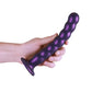 Shots Toys | OUCH! Beaded G-Spot Dildo - 8" / 20.5 cm - Metallic Purple