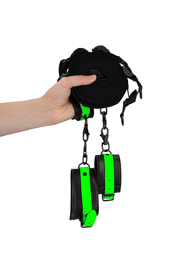Shots Toys | OUCH! Bed Bindings Restraint Kit - Glow in the Dark
