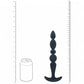 Shots Toys | LEVELZ - Multi Textured Silicone Flared Anal Probe - Black