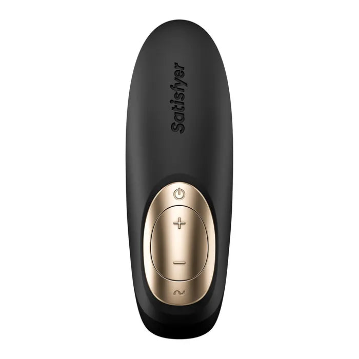 Satisfyer Pro 4 Couples - Battery Series - U-Shaped Couples Vibe with Air Pulsation - Black