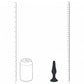 Shots Toys | LEVELZ - Slim Silicone Anal Plug - Small - Black