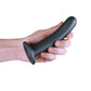 Shots Toys | OUCH! Smooth G-Spot Dildo - 6" / 14.5 cm - Gun Metal