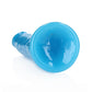 Shots Toys | REALROCK 28cm Slim Glow in the Dark Neon - Blue (10") Dildo Dong