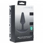 Shots Toys | LEVELZ - Classic Vibrating Silicone Anal Plug - Small - Black