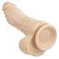 CalExotics Silicone Rechargeable Big Dick Energy Studs® 7.5"/19cm Vibrating Dildo - Ivory