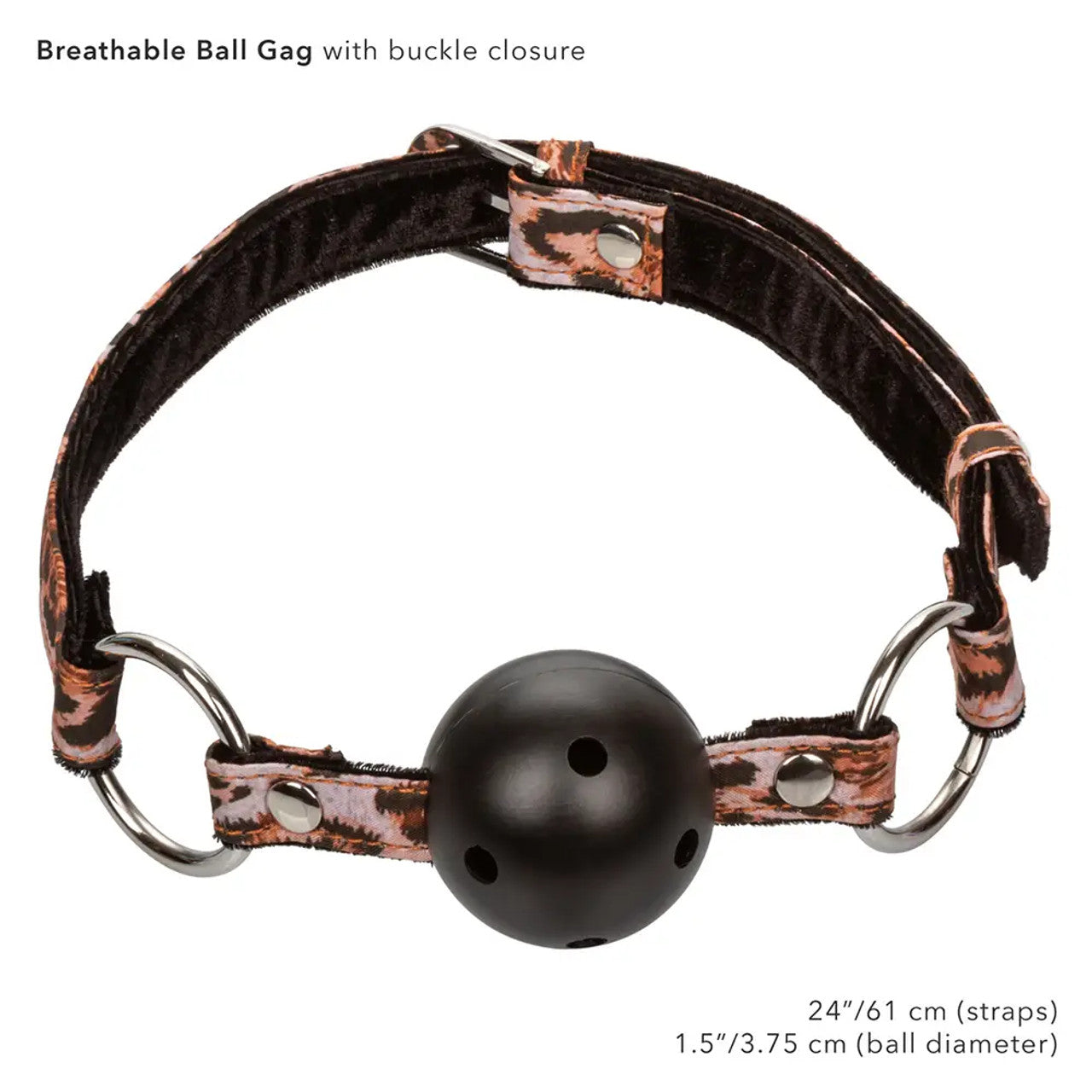 Calexotics Surrender Adventure Set - 8 Piece Leopard Print Bondage Kit