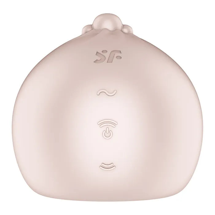 Satisfyer Mochi - Beige Air Pulse Clitoral Stimulator Vibrator