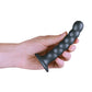 Shots Toys | OUCH! Beaded G-Spot Dildo - 5" / 13 cm - Gun Metal