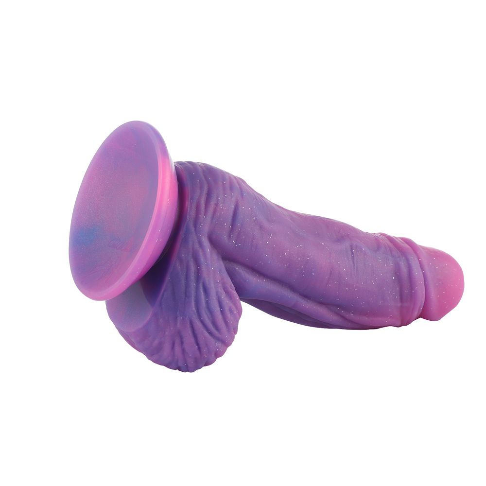 HiSmith - 7.5" For Advanced Users Purple Silicone Dildo (Suction)