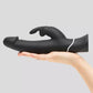 Love Honey Happy Rabbit Realistic Rechargeable Rabbit Vibrator Black