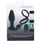 Shots Toys | LEVELZ - Dual Vibrating Remote Control & Rotating Beads Silicone Prostate Stimulator with Cock & Ball