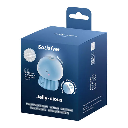 Satisfyer Jelly-cious - Blue Air Pulse Clitoral Stimulator Vibrator