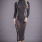 Le Desir Shade - Shade - Carme XI - Dress with Turtleneck Black Size OS