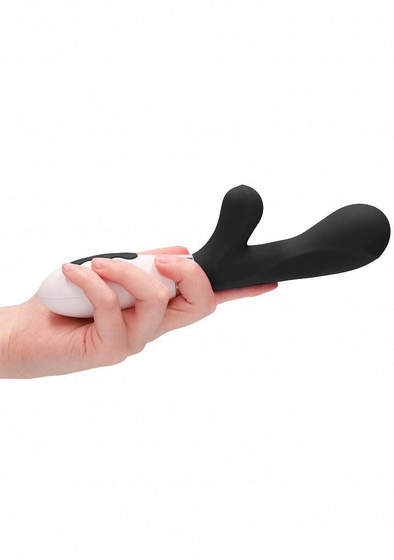 Shots Toys | Luna Artemis Rechargeable 10 Speed Rabbit Vibrator Black