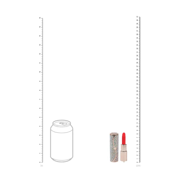 Shot Toys | LOVELINE Sparkle Lipstick Vibrator - Red