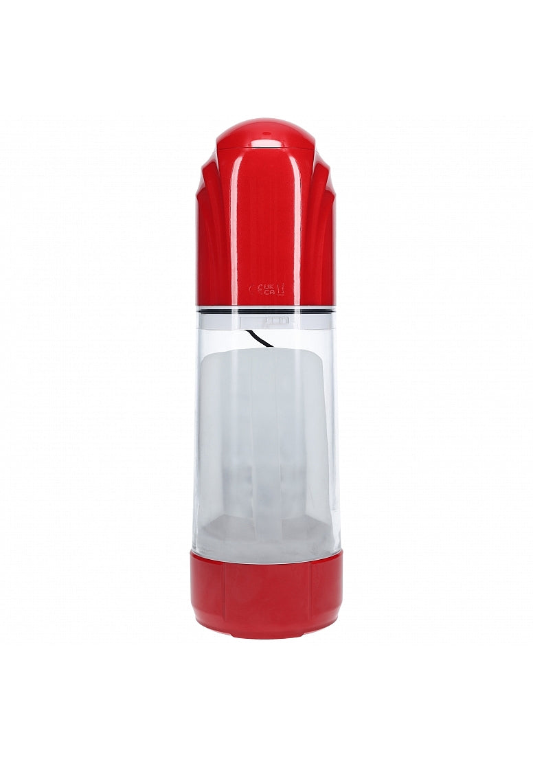 Shots Toys | PUMPED TechnoThrust Auto Masturbator Pump Metallic Red
