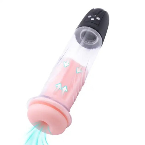 Canwin MEN Passion Suck Vacuum Penis Pump with Flesh Sleeve