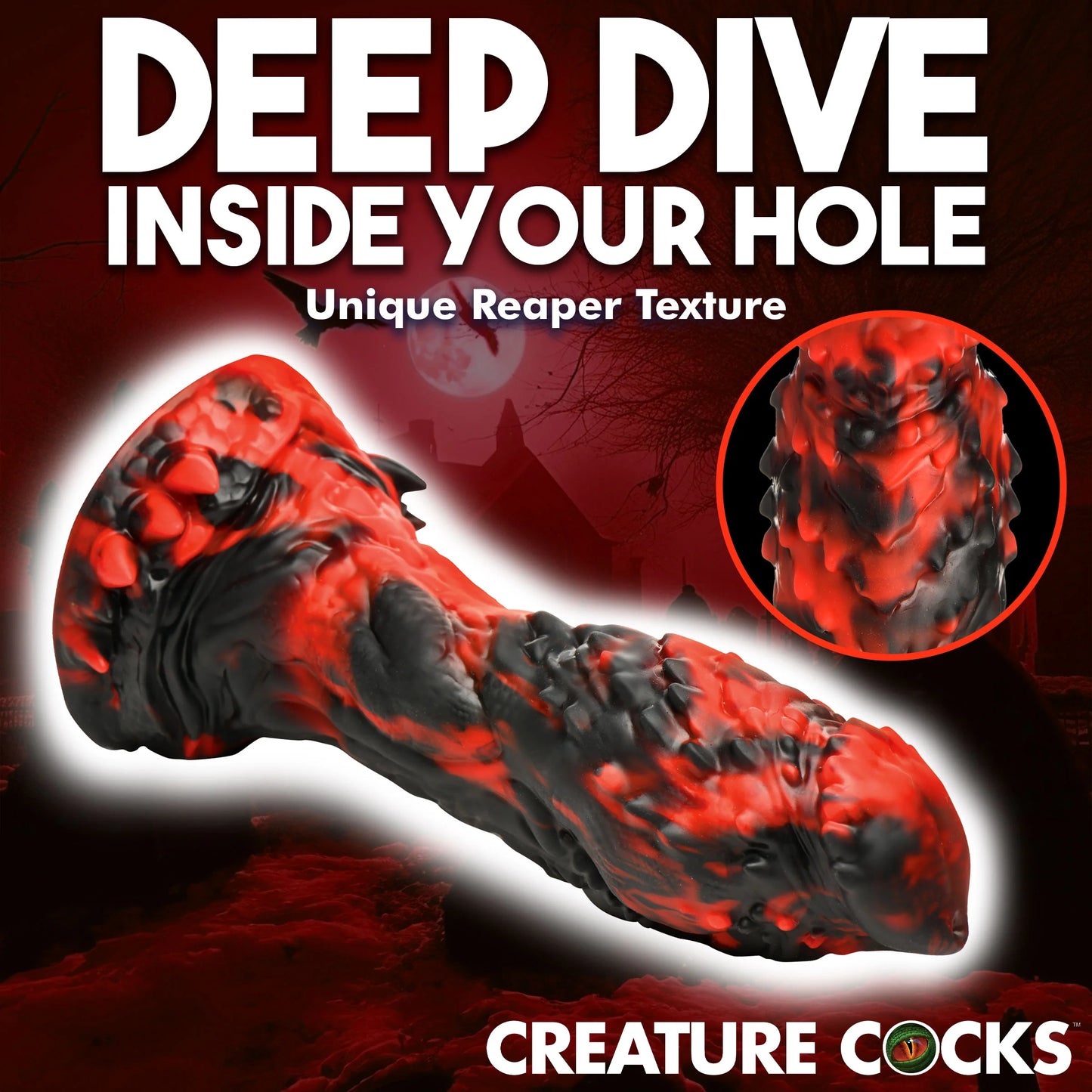 Creature Cocks Grim Reaper Silicone Dildo