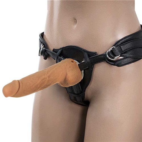 Naked Addiction 9" Thrusting Dong With Remote - Caramel