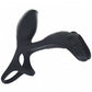 Shots Toys | LEVELZ - Vibrating Silicone Cock & Ball Ring with Shaft Loop - Black