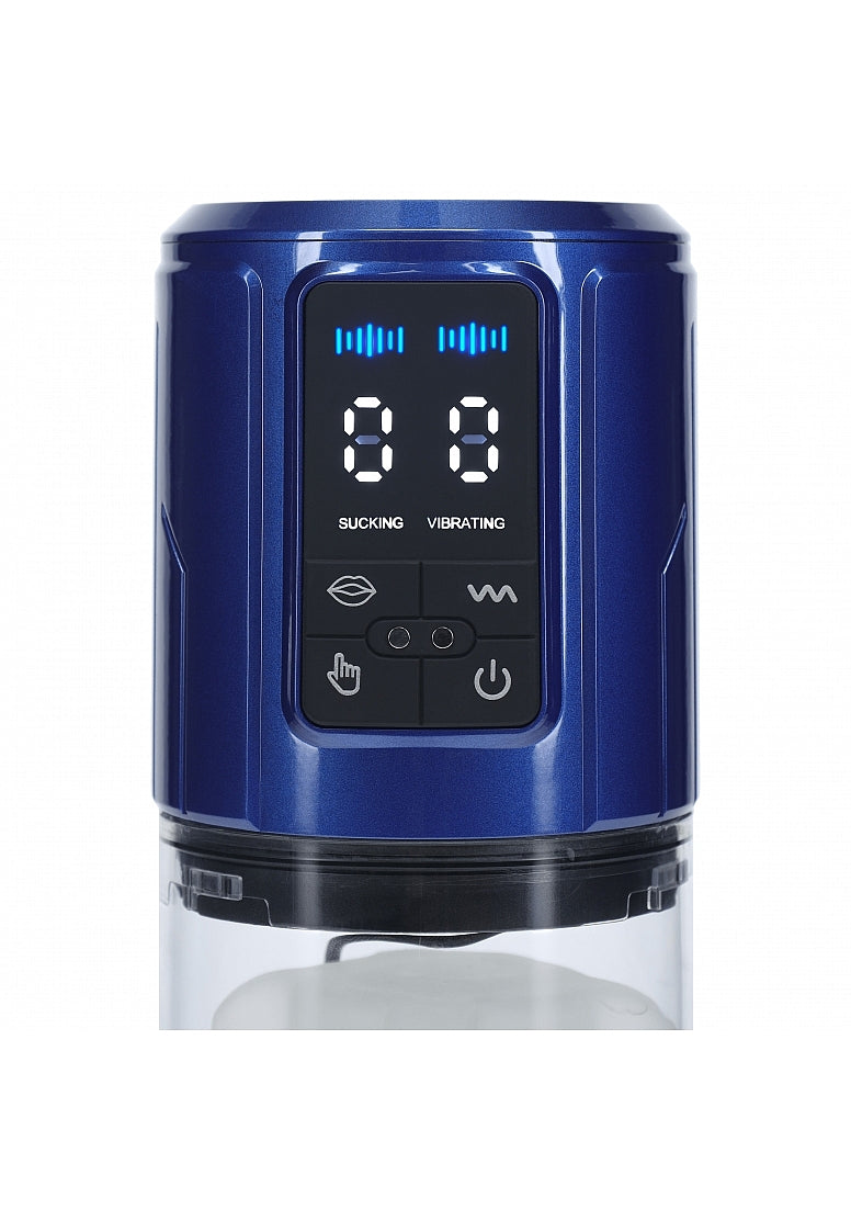 Shots Toys | PUMPED UltraLift Automatic Masturbator Pump - Metallic Blue
