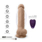 Adrien Lastic Silexd 8" Model 1 Remote Control LRS Vibrating Dildo Flesh