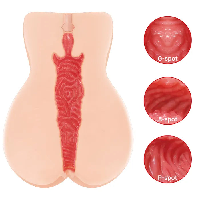 KOKOS Vanilla Onahole 004 Flesh Dual Layer Vagina Stroker