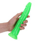 Shots Toys | REALROCK 25cm Slim Glow in the Dark Neon - Green (9") Dildo Dong