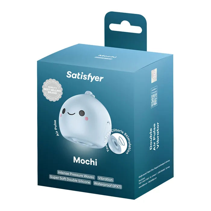 Satisfyer Mochi - Frost Blue Air Pulse Clitoral Stimulator Vibrator