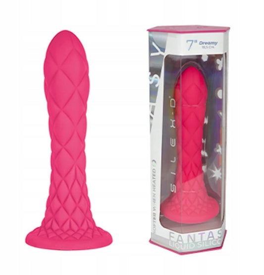 Adrien Lastic Silexd Fantasy Line Dreamy 7" Liquid Silicone Dildo Pink