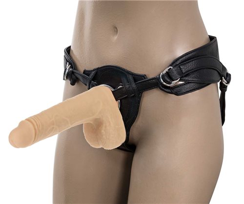 Naked Addiction 7.5” Vibrating, Rotating and Thrusting Dong - Flesh