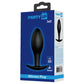 Party Up JEFF Silicone Plug - Black 8.5cm Butt Plug