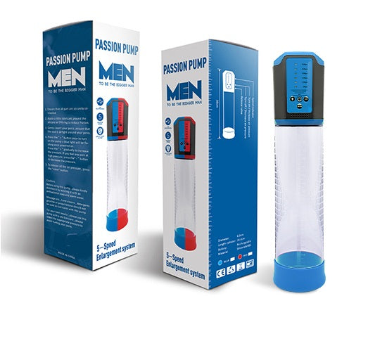 Canwin MEN Passion Intelligent Automatic Penis Pump Blue
