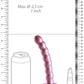 Shots Toys | OUCH! Beaded G-Spot Dildo - 6.5" / 16.5 cm - Rose Gold