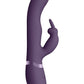 Shots Toys | VIVE May Dual Pulse-Wave & Vibrating C-Spot & G-Spot Rabbit Vibrator Purple